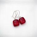 Sagamaa Short earrings Red