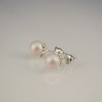 Snowball- stud earrings - HICH silver.