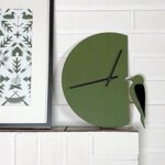 Pauliina Rundgren Handicrafts Woodpecker wall clock