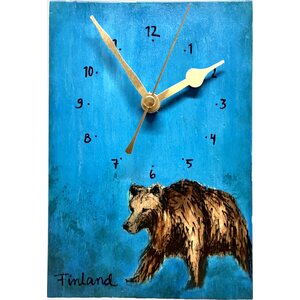 Tepastella Wall clock Bear