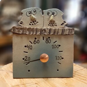 Owl Thermometer For the sauna