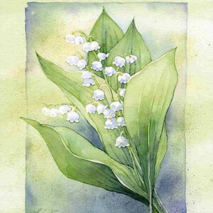 Lily of the valley themed products