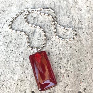 Glass necklaces